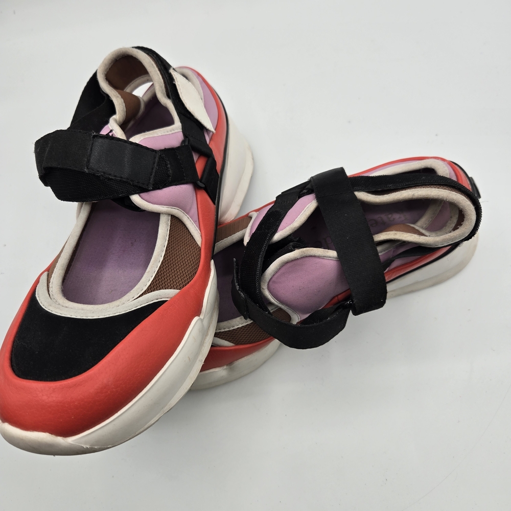 Kate Spade Red and Black Athletic Shoes